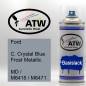 Preview: Ford, C. Crystal Blue Frost Metallic, MD / M6415 / M6471: 400ml Sprühdose, von ATW Autoteile West.